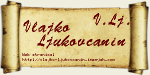 Vlajko Ljukovčanin vizit kartica